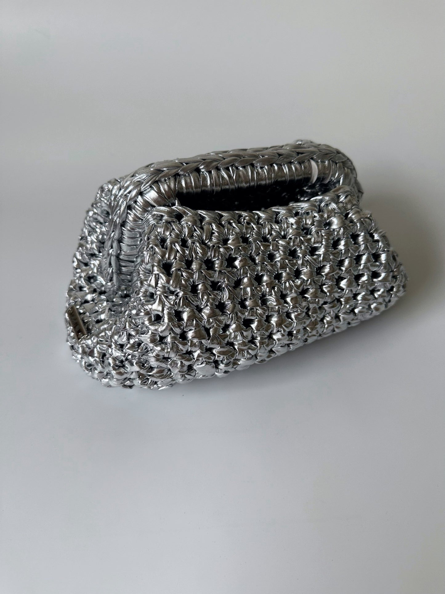 Mini Clutch silver